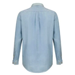 Hoggs Of Fife Archerfield Men's Denim Shirt -Trendsetters Closet Hoggs of Fife Archerfield Men Denim Shirt Light Blue 03