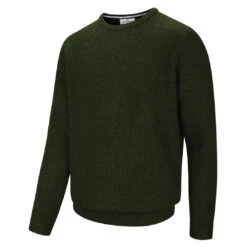 Hoggs Of Fife Borders Men's Ribbed Knit Jumper