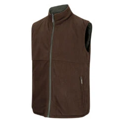 Hoggs Of Fife Breezer Men's Reversible Bodywarmer -Trendsetters Closet Hoggs of Fife Breezer Men Reversible Bodywarmer Loden Coffee 03