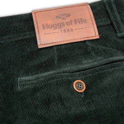 Hoggs Of Fife Cairnie Men's Comfort Stretch Cord Trousers -Trendsetters Closet Hoggs of Fife Cairnie Men Comfort Stretch Cord Trousers Racing Green 03