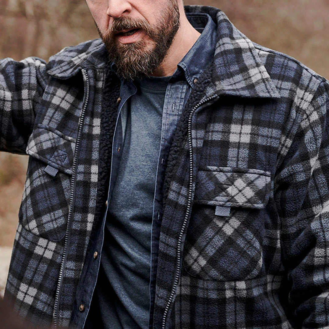 Hoggs Of Fife Caithness Men's Polar Fleece Workshirt 3 Hoggs Of Fife Caithness Men's Polar Fleece Workshirt - Image 3