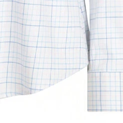 Hoggs Of Fife Callie Ladies Twill Check Shirt -Trendsetters Closet Hoggs of Fife Callie Ladies Twill Check Shirt White Pink Blue 04