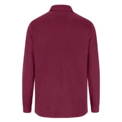 Hoggs Of Fife Heriot Men's Long Sleeve Rugby Shirt -Trendsetters Closet Hoggs of Fife Heriot Men s Long Sleeve Rugby Shirt Merlot 02