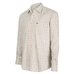 Hoggs Of Fife Inverness Men's Cotton Tattersall Shirt -Trendsetters Closet Hoggs of Fife Inverness Men s Cotton Tattersall Shirt Wine Blue Green 01