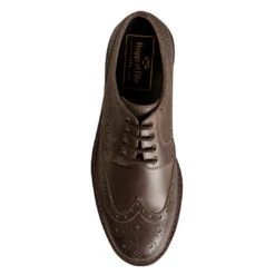 Hoggs Of Fife Inverurie Country Lace Up Brogues -Trendsetters Closet Hoggs of Fife Inverurie Country Lace Up Brogues waxy Brown 02