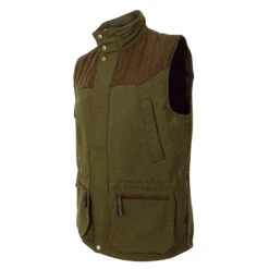 Hoggs Of Fife Kincraig Men's Field Waistcoat -Trendsetters Closet Hoggs of Fife Kincraig Men s Field Waistcoat Olive Green 04