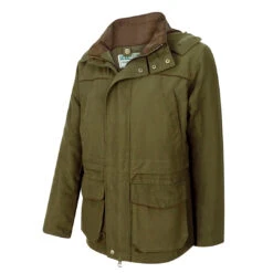 Hoggs Of Fife Kincraig Men's Waterproof Field Jacket -Trendsetters Closet Hoggs of Fife Kincraig Men s Waterproof Field Jacket Olive Green 04
