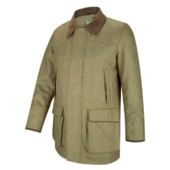Hoggs Of Fife Kinloch Men's Technical Tweed Field Coat -Trendsetters Closet Hoggs of Fife Kinloch Men s Technical Tweed Field Coat Autumn Bracken 04