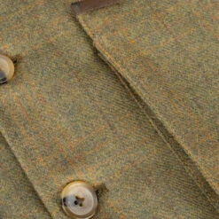 Hoggs Of Fife Kinloch Men's Technical Tweed Field Waistcoat -Trendsetters Closet Hoggs of Fife Kinloch Men s Technical Tweed Field Waistcoat Autumn Bracken 03