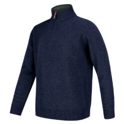 Hoggs Of Fife Lothian Zip Neck Men's Jumper