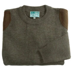 Hoggs Of Fife Melrose Men's Hunting Pullover Sweatshirt 11 Hoggs Of Fife Melrose Men's Hunting Pullover Sweatshirt -Trendsetters Closet Hoggs of Fife Melrose Mens Hunting Pullover Sweatshirt Soft Marled Green 04