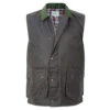 Hoggs Of Fife Men's Padded Waxed Waistcoat
