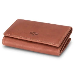 Hoggs Of Fife Monarch Leather Bi Fold Purse 14 Hoggs Of Fife Monarch Leather Bi Fold Purse -Trendsetters Closet Hoggs of Fife Monarch Leather Bi Fold Purse Hazelnut 03