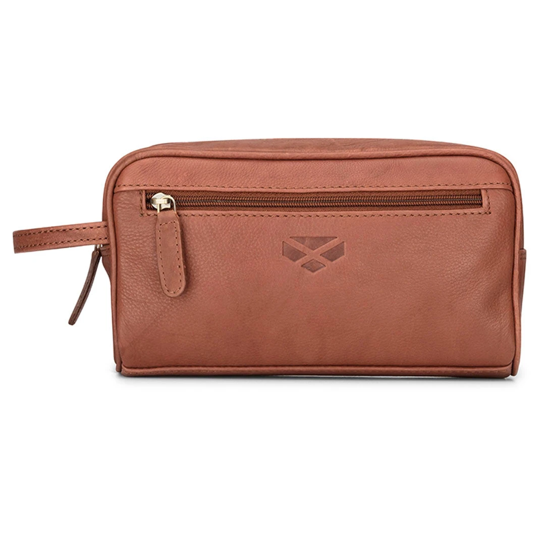 Hoggs Of Fife Monarch Leather Wash Bag 2 Hoggs Of Fife Monarch Leather Wash Bag - Image 2