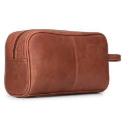 Hoggs Of Fife Monarch Leather Wash Bag 7 Hoggs Of Fife Monarch Leather Wash Bag -Trendsetters Closet Hoggs of Fife Monarch Leather Wash Bag Hazelnut 04