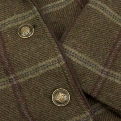 Hoggs Of Fife Musselburgh Ladies Tweed Hacking Jacket -Trendsetters Closet Hoggs of Fife Musselburgh Ladies Tweed Hacking Jacket Bracken Tweed 04