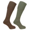 Hoggs Of Fife Plain Turnover Top Socks