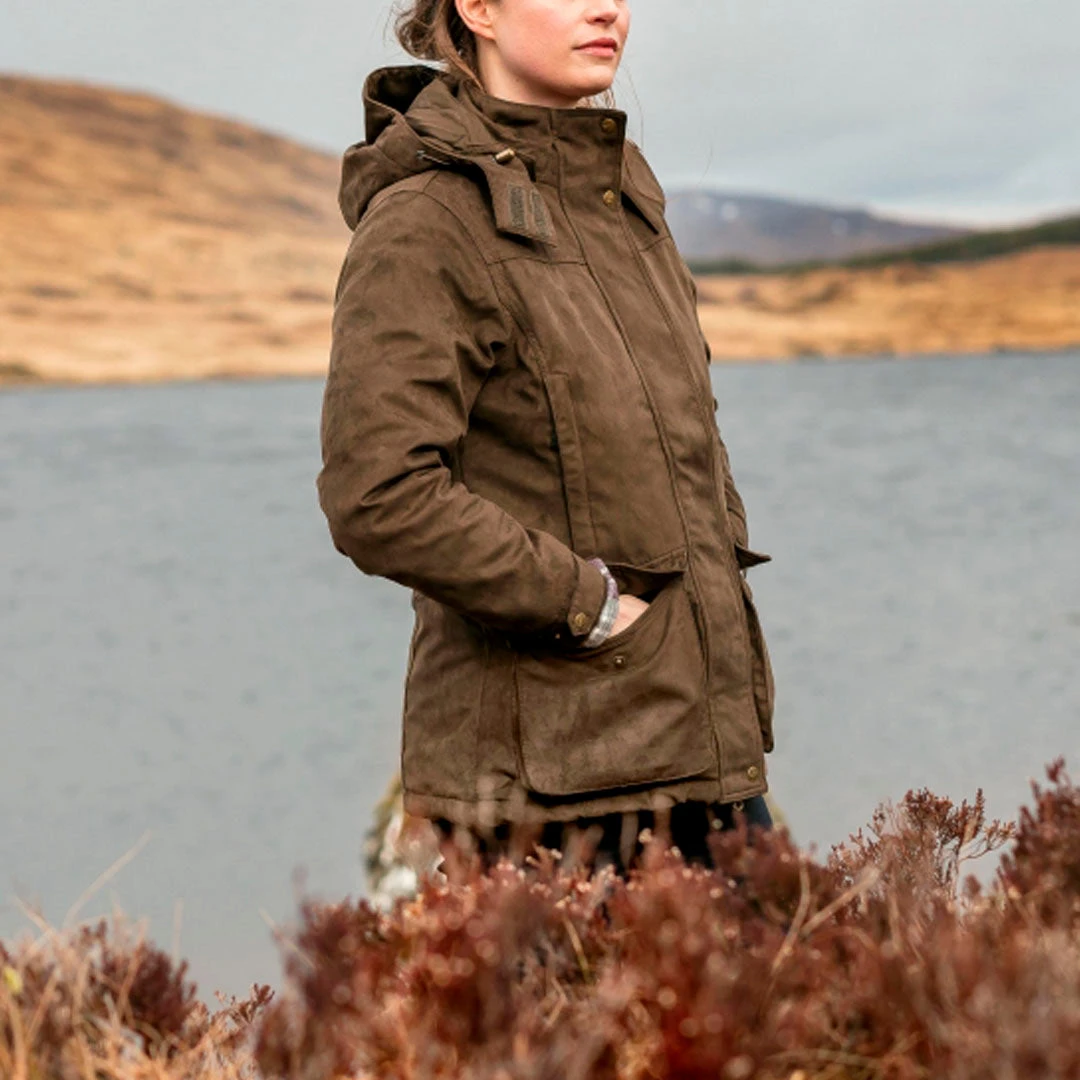 Hoggs Of Fife Rannoch Ladies Waterproof Hunting Jacket 2 Hoggs Of Fife Rannoch Ladies Waterproof Hunting Jacket - Image 2