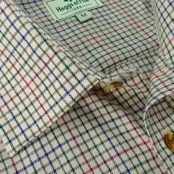 Hoggs Of Fife Skye Tattersall Men's Micro Check Shirt -Trendsetters Closet Hoggs of Fife Skye Tattersall Men Micro Check Shirt 03