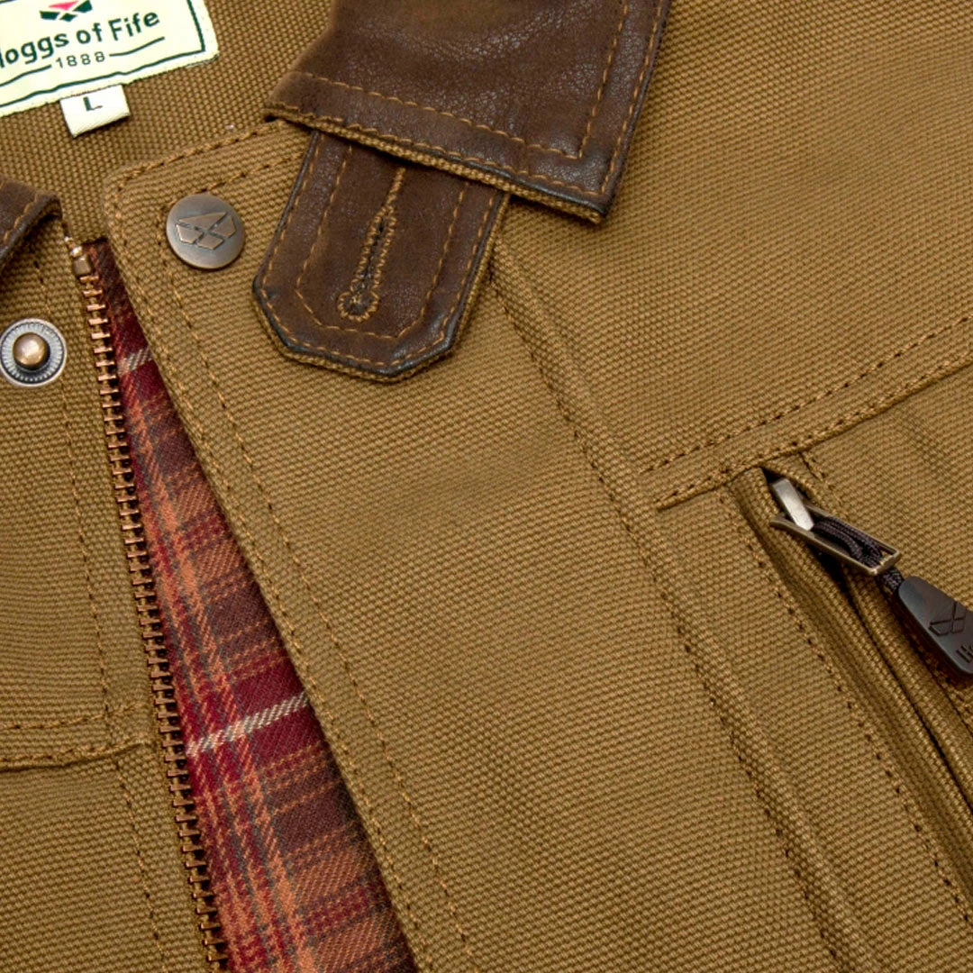 Hoggs Of Fife Stewarton Men's Canvas Coat 5 Hoggs Of Fife Stewarton Men's Canvas Coat - Image 5