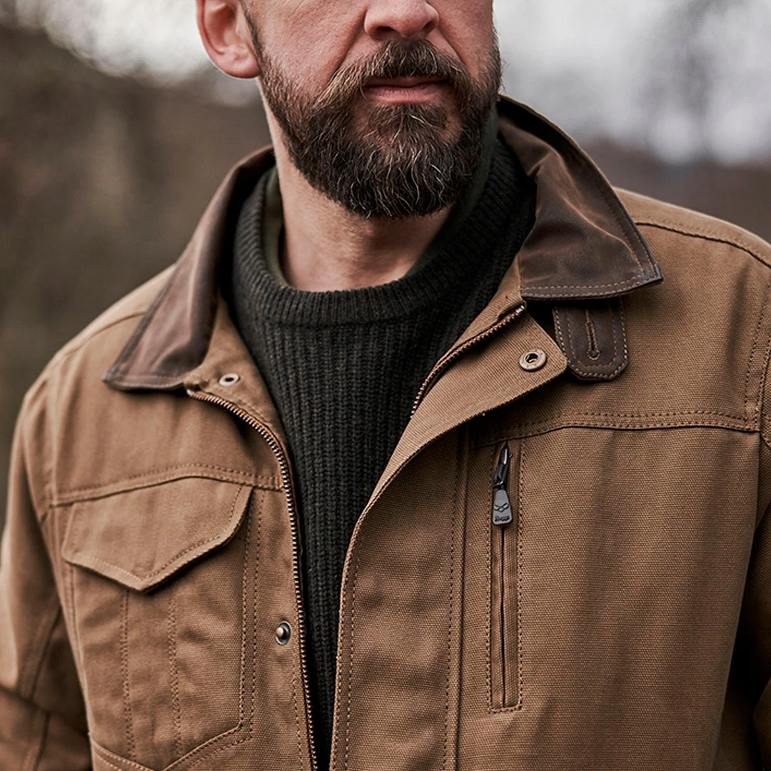 Hoggs Of Fife Stewarton Men's Canvas Coat 6 Hoggs Of Fife Stewarton Men's Canvas Coat - Image 6