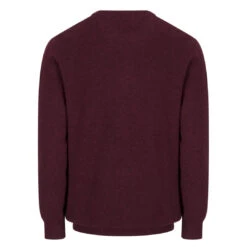 Hoggs Of Fife Stonehaven Men's Crew Neck Sweater -Trendsetters Closet Hoggs of Fife Stonehaven Mens Crew Neck Sweater Sangria 01