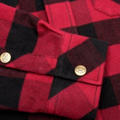 Hoggs Of Fife Tentsmuir Men's Flannel Shirt -Trendsetters Closet Hoggs of Fife Tentsmuir Men s Flannel Shirt Red Black 05