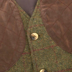 Hoggs Of Fife Tummel Tweed Field Waistcoat -Trendsetters Closet Hoggs of Fife Tummel Tweed Field Waistcoat 03