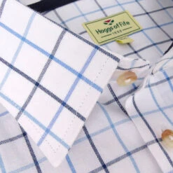 Hoggs Of Fife Viscount Premier Tattersall Men's Shirt -Trendsetters Closet Hoggs of Fife Viscount Premier Tattersall Mens Shirt 04