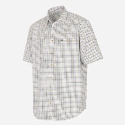 Hoggs Of Fife Kessock Short Sleeve Tattersall Shirt -Trendsetters Closet hoggs kessock 1