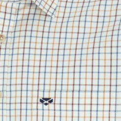 Hoggs Of Fife Kessock Short Sleeve Tattersall Shirt -Trendsetters Closet hoggs kessock 5