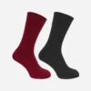 Hoggs Of Fife 1906 Brogue Merino Country Socks (Twin Pack)