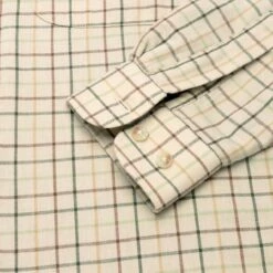Hoggs Of Fife Birch Micro-Fleece Lined Shirt - Olive/Tan Tattersall -Trendsetters Closet hoggs of fife birch micro fleece lined shirt olive tan tattersall 3 97272 p