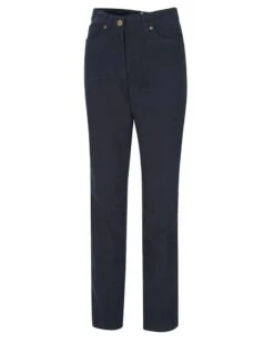 Hoggs Of Fife Catrine Ladies Stretch Moleskin Jeans - Midnight Navy