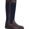 Hoggs Of Fife Cleveland II Ladies Country Boots - Dark Brown/Navy