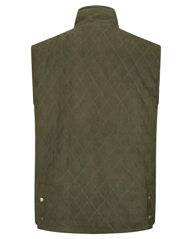 Hoggs Of Fife Denholm Quilted Gilet - Loden 3 Hoggs Of Fife Denholm Quilted Gilet - Loden - Image 3