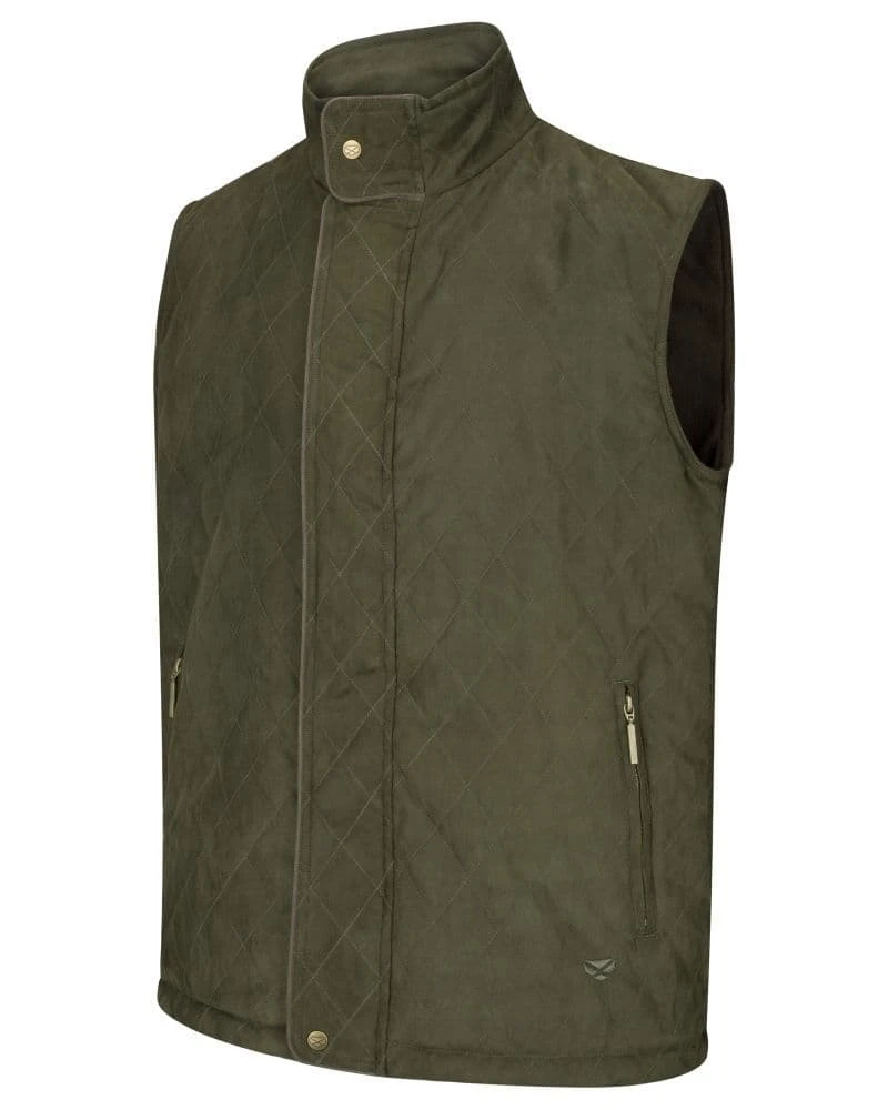 Hoggs Of Fife Denholm Quilted Gilet - Loden 1 Hoggs Of Fife Denholm Quilted Gilet - Loden