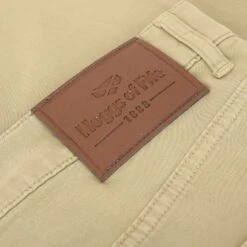 Hoggs Of Fife Dingwall Cotton Stretch Jeans - Stone -Trendsetters Closet hoggs of fife dingwall cotton stretch jeans stone 3 97200 p