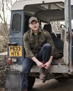 Hoggs Of Fife Dunvegan Heavyweight Flannel Shirt - Loden -Trendsetters Closet hoggs of fife dunvegan heavyweight flannel shirt loden 4 97237 p