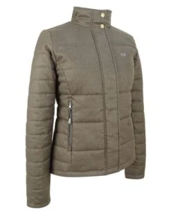 Hoggs Of Fife Elgin Ladies Quilted Herringbone Jacket