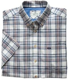 Hoggs Of Fife Girvan Short Sleeve Shirt - Sky Blue -Trendsetters Closet hoggs of fife girvan short sleeve shirt sky blue 3 97308 p