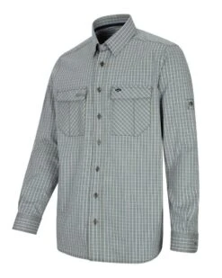 Hoggs Of Fife Golspie Active Shirt - Lichen Green Check