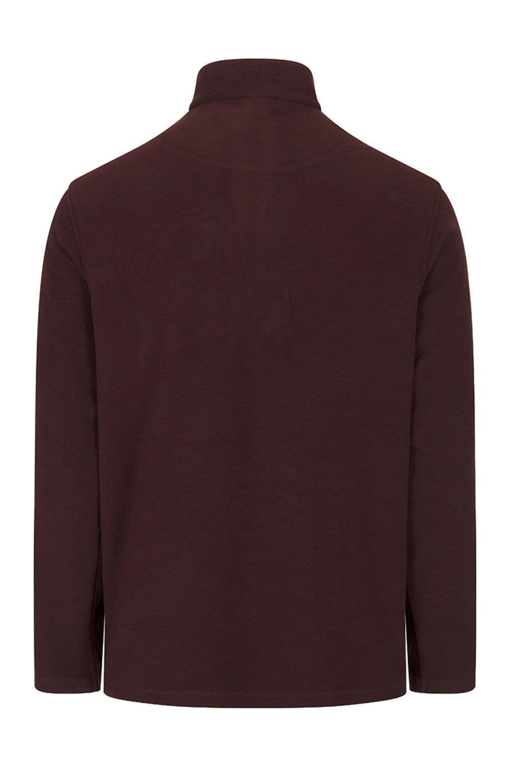Hoggs Of Fife Islander 1/4 Zip Micro-Fleece Shirt - Burgundy 2 Hoggs Of Fife Islander 1/4 Zip Micro-Fleece Shirt - Burgundy - Image 2