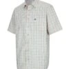 Hoggs Of Fife Kessock Short Sleeve Tattersall Shirt - Brown/Blue