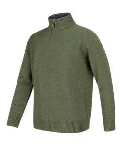 Hoggs Of Fife Lothian 1/4 Zip Neck Pullover