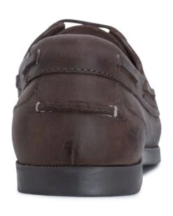 Hoggs Of Fife Mens Mull Deck Shoes - Waxy Brown -Trendsetters Closet hoggs of fife mens mull deck shoes waxy brown 3 96079 p