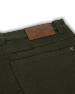 Hoggs Of Fife Monarch II Moleskin Jeans - Dark Olive -Trendsetters Closet hoggs of fife monarch ii moleskin jeans dark olive 3 98560 p