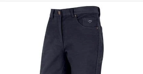 Hoggs Of Fife Monarch II Moleskin Jeans - Navy 3 Hoggs Of Fife Monarch II Moleskin Jeans - Navy - Image 3