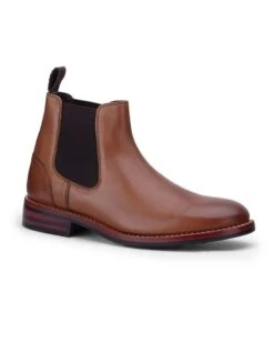 Hoggs Of Fife Perth Burnished Tan Dealer Boots