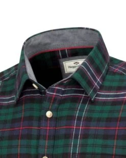 Hoggs Of Fife Pitscottie Flannel Shirt - Dark Green Tartan Check 5 Hoggs Of Fife Pitscottie Flannel Shirt - Dark Green Tartan Check -Trendsetters Closet hoggs of fife pitscottie flannel shirt dark green tartan check 3 98215 p